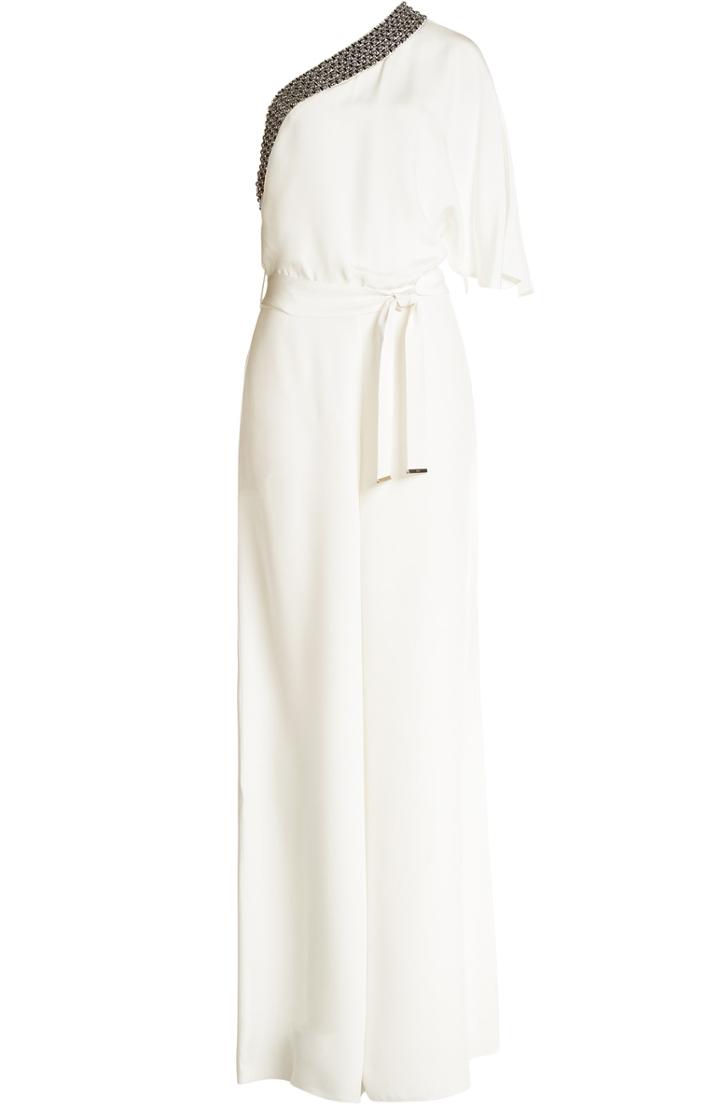 Emilio Pucci Silk Crepe Jumpsuit With Embellishment