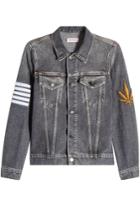 Palm Angels Palm Angels Denim Jacket With Patches And Print