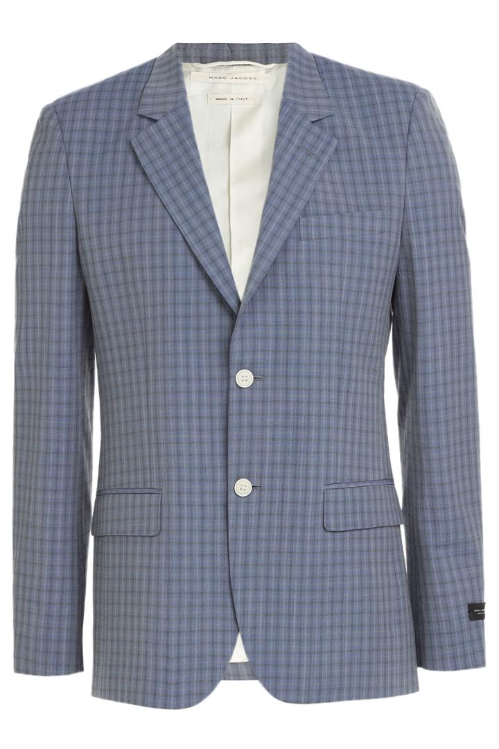 Marc Jacobs Marc Jacobs Checked Wool Blazer