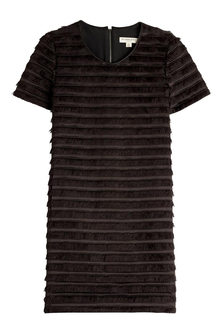 Burberry London Burberry London Cotton-silk Fringed Dress - None