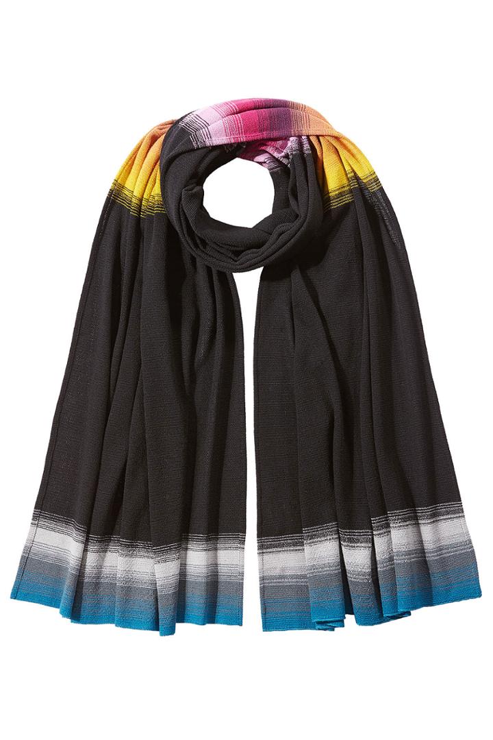 Missoni Missoni Wool Scarf With Stripe Detailing - Multicolor