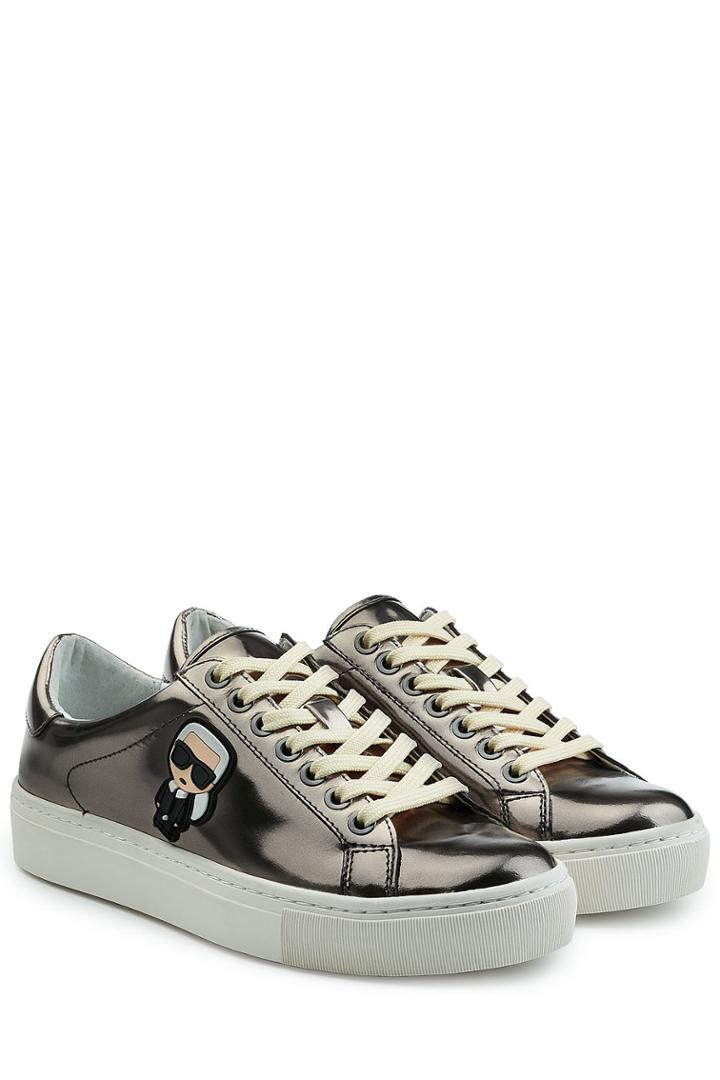 Karl Lagerfeld Karl Lagerfeld Patent Leather Sneakers