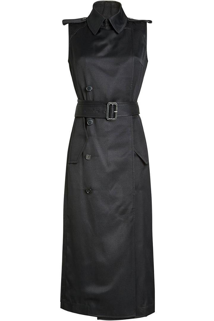 Victoria Beckham Victoria Beckham Sleeveless Satin Coat
