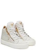 Giuseppe Zanotti Giuseppe Zanotti Croc-embossed Leather High-tops