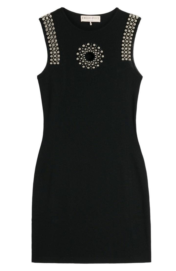Emilio Pucci Embellished Stretch Dress