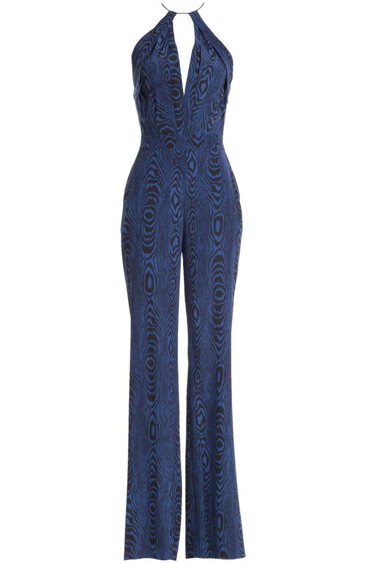 Diane Von Furstenberg Ireland Printed Silk Jumpsuit