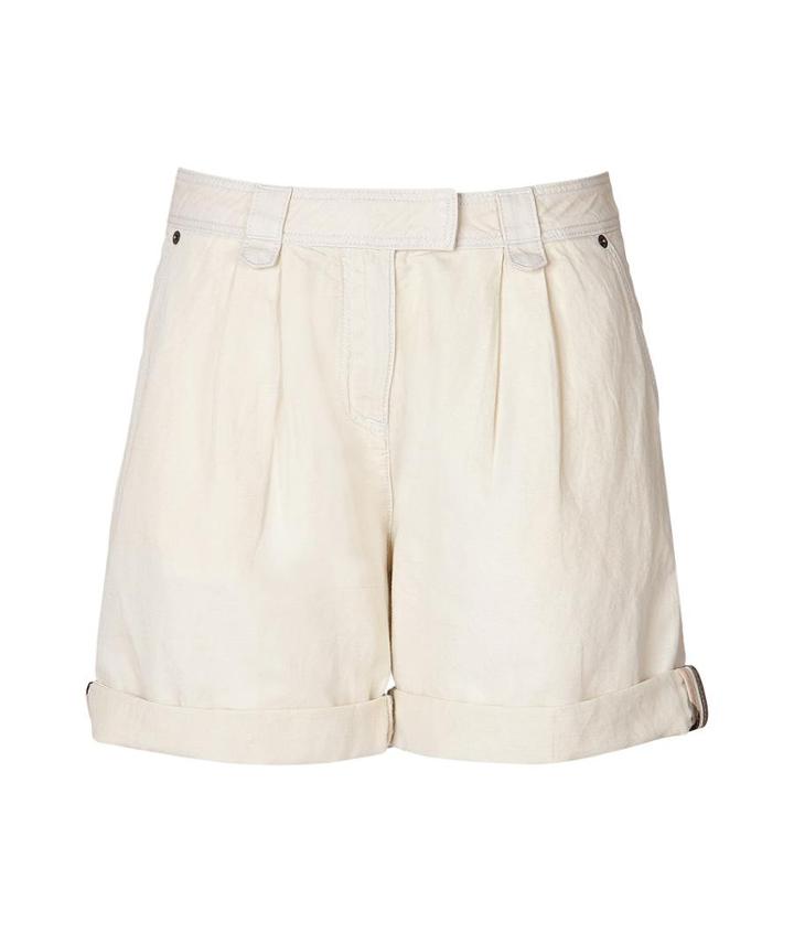 Burberry Brit Chino Shorts In Cream