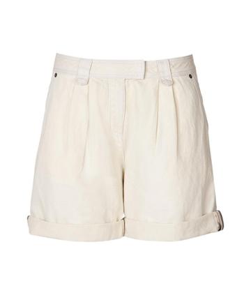Burberry Brit Chino Shorts In Cream