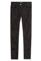 Etro Etro Printed Pants With Stud Embellishment - Black