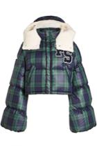 Fenty Puma By Rihanna Fenty Puma By Rihanna Cropped Bomber Jacket With Down Filling And Shearling