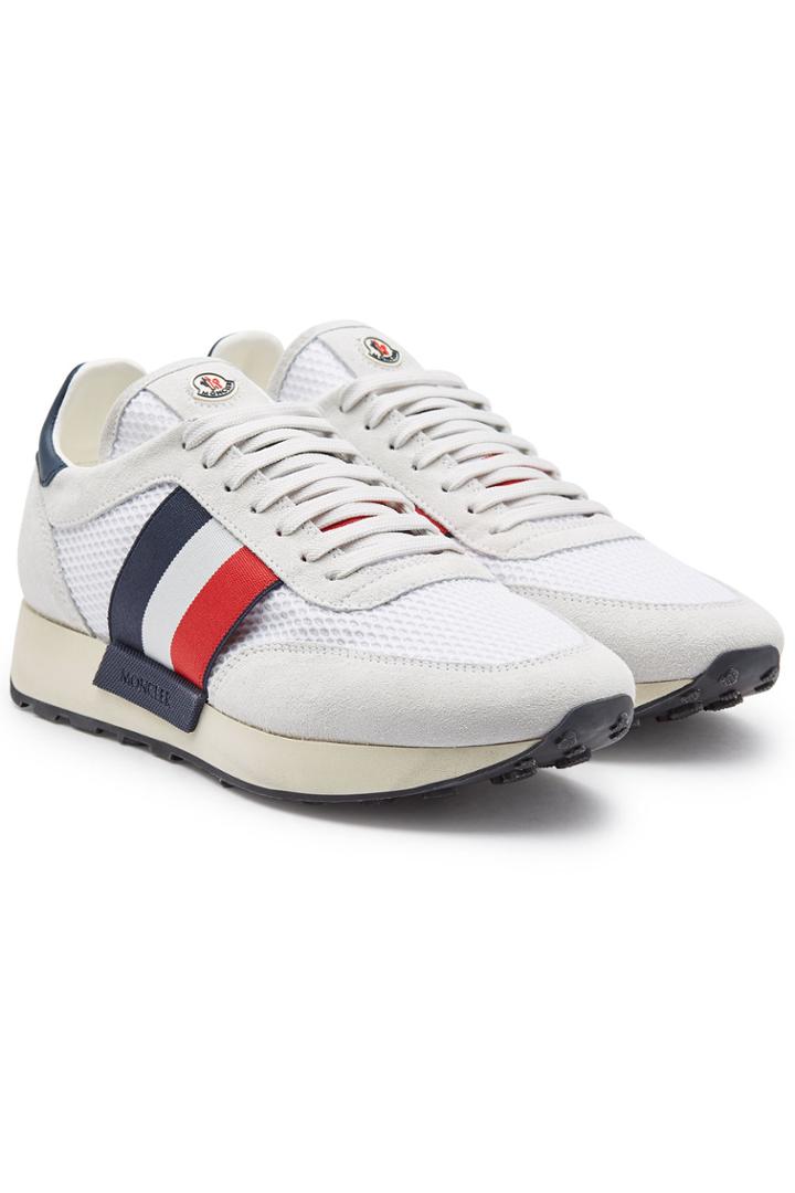 Moncler Moncler Horace Sneakers With Suede And Mesh