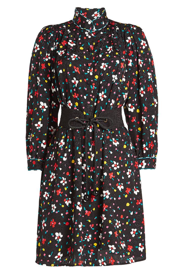 Marc Jacobs Marc Jacobs Printed Silk Shirt Dress