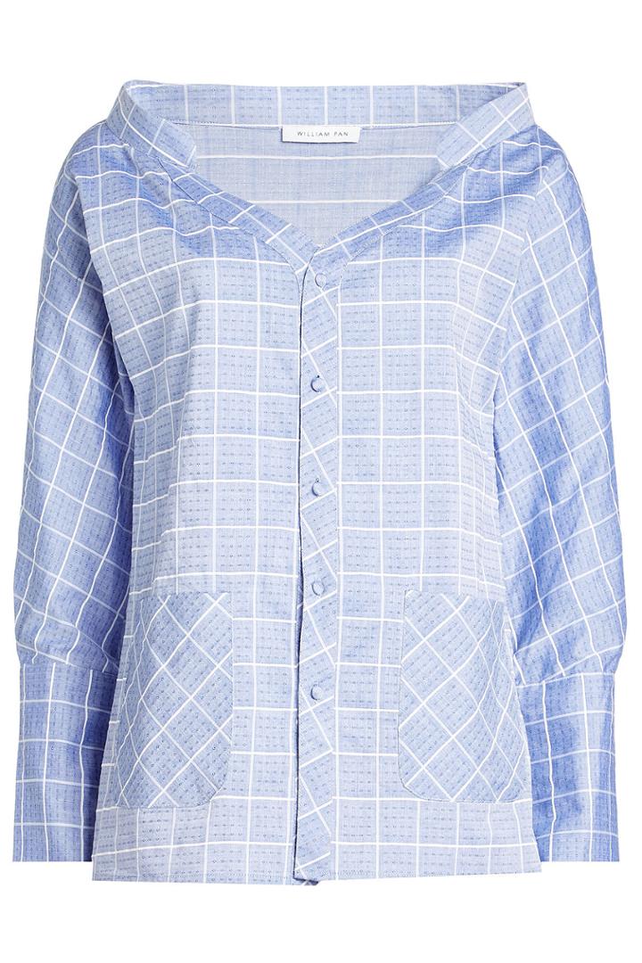 William Fan William Fan Off-the-shoulder Cotton Shirt