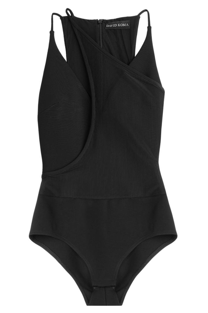 David Koma David Koma Bodysuit With Cutouts - Black
