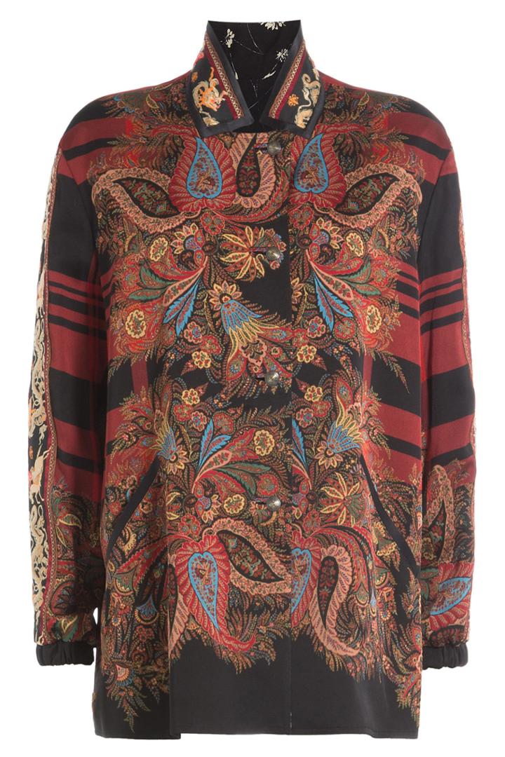 Etro Etro Reversible Print Jacket - Black