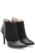 Repetto Repetto Leather And Suede Ankle Boots - Black