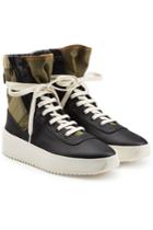 Fear Of God Fear Of God Jungle High Top Sneakers With Leather