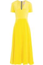 Roksanda Ilincic Roksanda Ilincic Silk Colorblock Dress - Yellow
