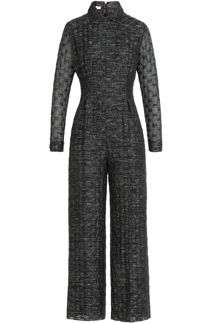 Emilia Wickstead Emilia Wickstead Michelle Woven Jumpsuit - Black