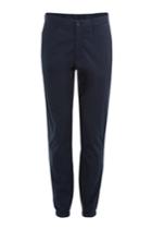 Michael Kors Michael Kors Cotton Chinos With Elasticated Ankles - Blue