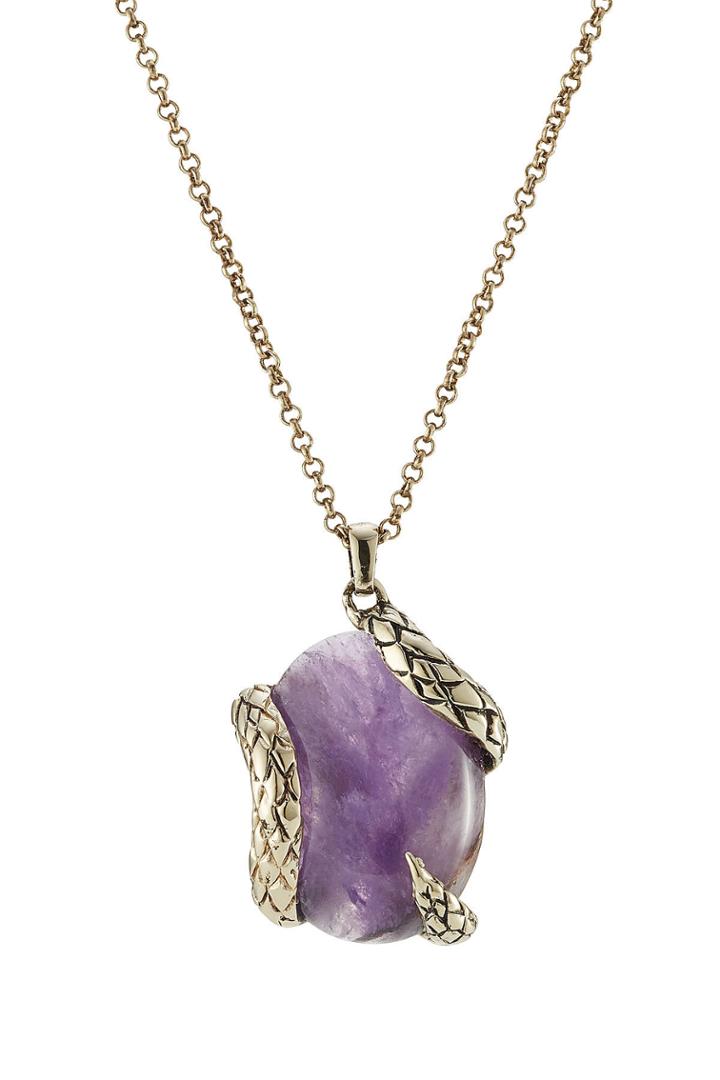 Roberto Cavalli Roberto Cavalli Necklace With Semi-precious Stone - Gold