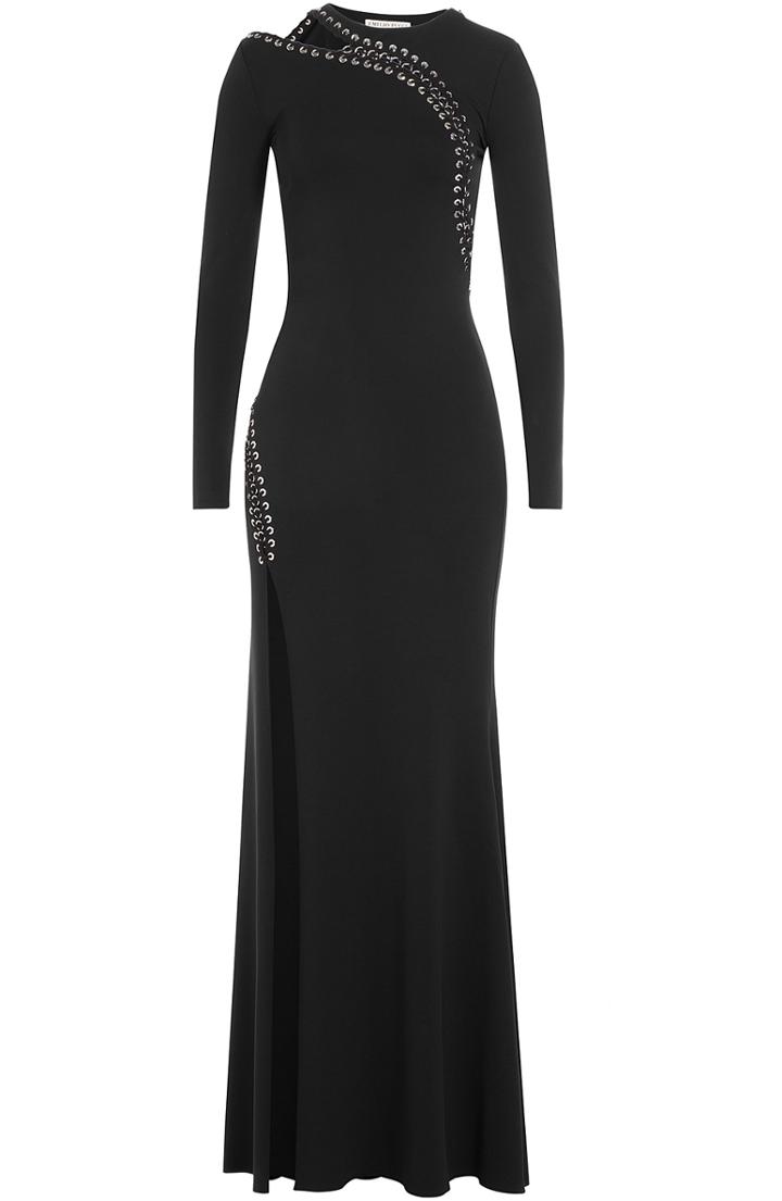 Emilio Pucci Lace-up Detailed Gown