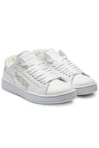 Kenzo Kenzo Tennix Leather Sneakers With Shearling Insole