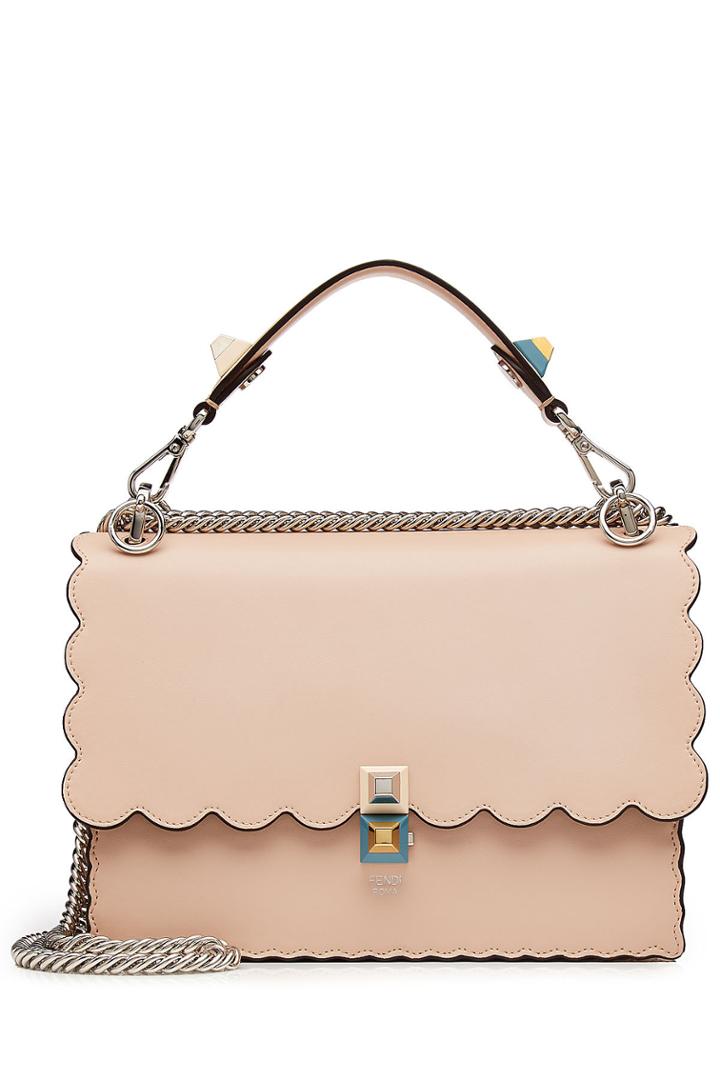 Fendi Fendi Kan I Embellished Mini Shoulder Bag
