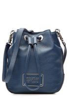 Marc By Marc Jacobs Marc By Marc Jacobs Leather New Too Hot To Handle Drawstring Bucket Bag - Blue