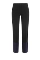 Derek Lam Derek Lam Wool Pants With Contrast Cuffs - Black