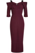 Roland Mouret Roland Mouret Tailored Wool Dress With Cut-out Shoulders