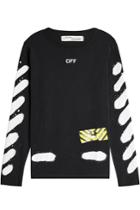 Off White Off White Printed Cotton Top