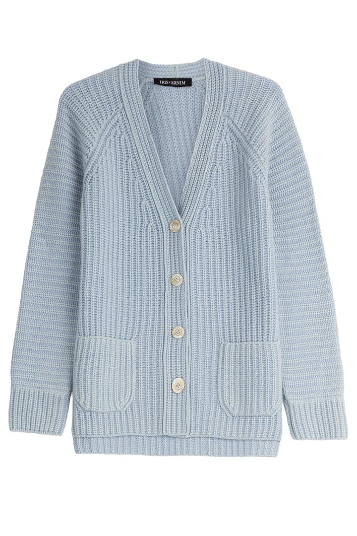 Iris Von Arnim Iris Von Arnim Cashmere Cardigan - Blue