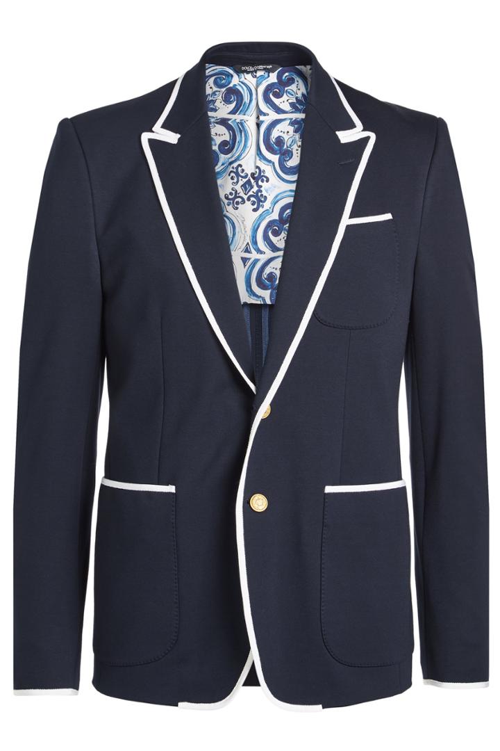 Dolce & Gabbana Dolce & Gabbana Blazer With Cotton