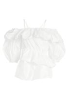 Simone Rocha Simone Rocha Ruffled Silk Blouse With Straps