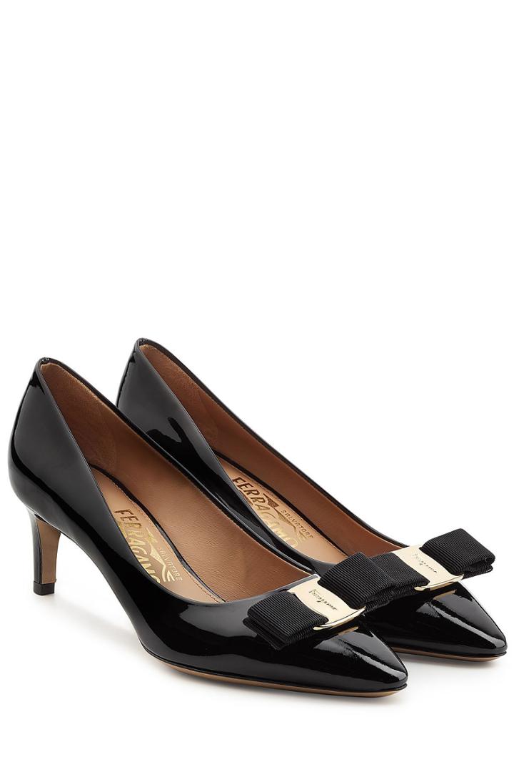 Salvatore Ferragamo Salvatore Ferragamo Patent Leather Stiletto Pumps