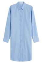 Jil Sander Jil Sander Cotton Shirt Dress - Blue