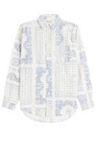 Current/elliott Current/elliott Paisley Print Cotton Shirt