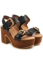 See By Chloé See By Chloé Platform Sandals In Leather And Suede