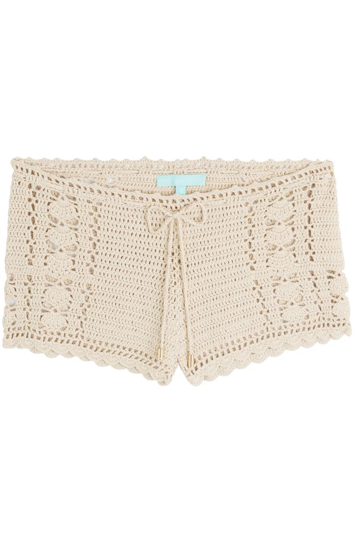 Melissa Odabash Macrame Shorts
