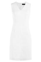 Piazza Sempione Piazza Sempione V-neck Sheath Dress - White
