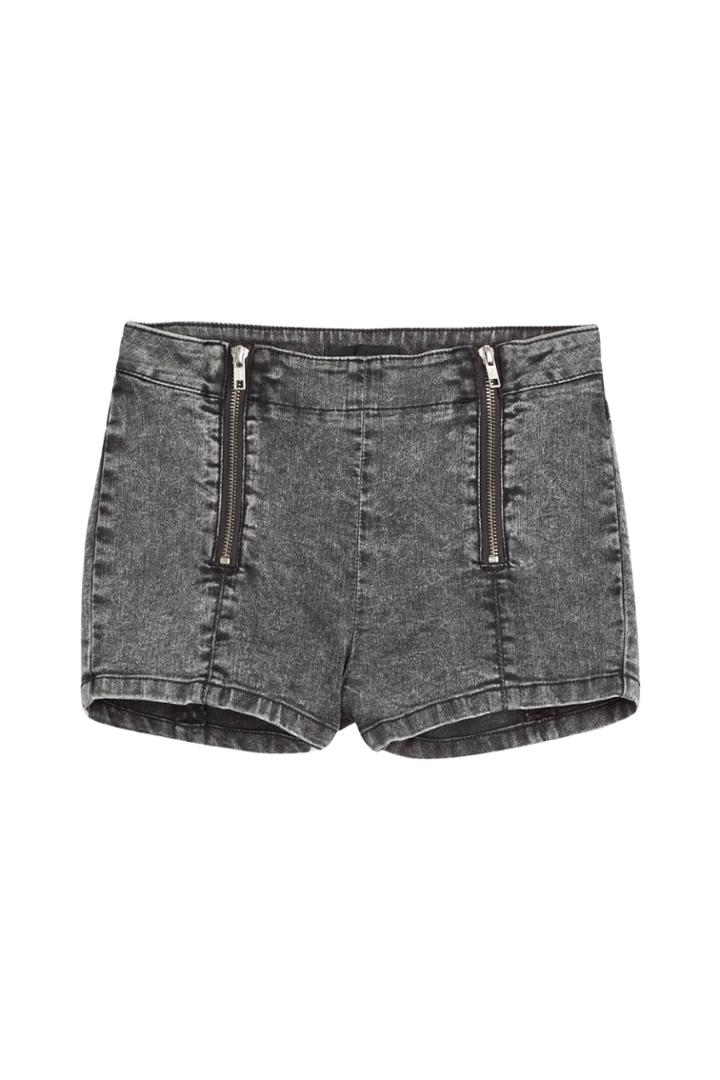 The Kooples The Kooples Denim Shorts With Zippers