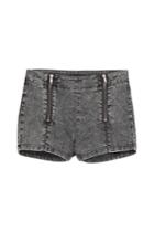 The Kooples The Kooples Denim Shorts With Zippers