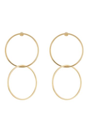 Jennifer Fisher Jennifer Fisher Double Ring Earrings - Gold