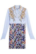 Mary Katrantzou Mary Katrantzou Embellished Dress With Cotton - Multicolored