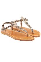 K.jacques K.jacques Picon Printed Leather Sandals