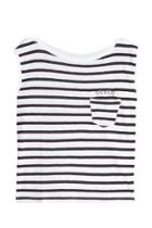 Zadig & Voltaire Zadig & Voltaire Frida Striped Tank With Embroidery