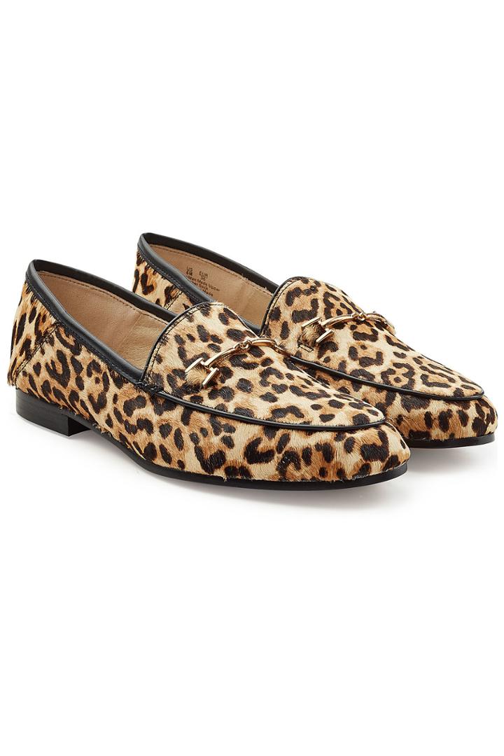 Sam Edelman Sam Edelman Loraine Printed Calf Hair Loafers