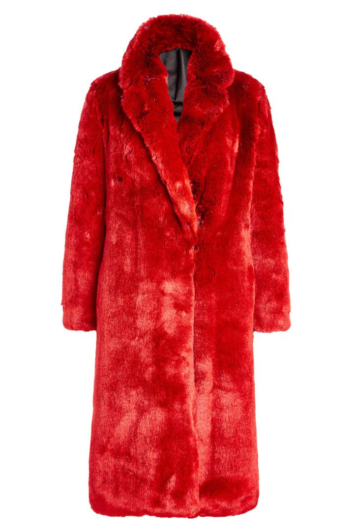 Calvin Klein 205w39nyc Calvin Klein 205w39nyc Faux Fur Coat