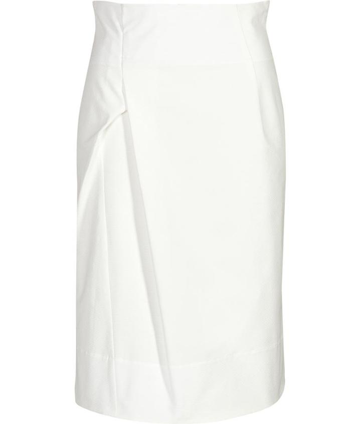 Jil Sander Cotton Ottoman Pencil Skirt